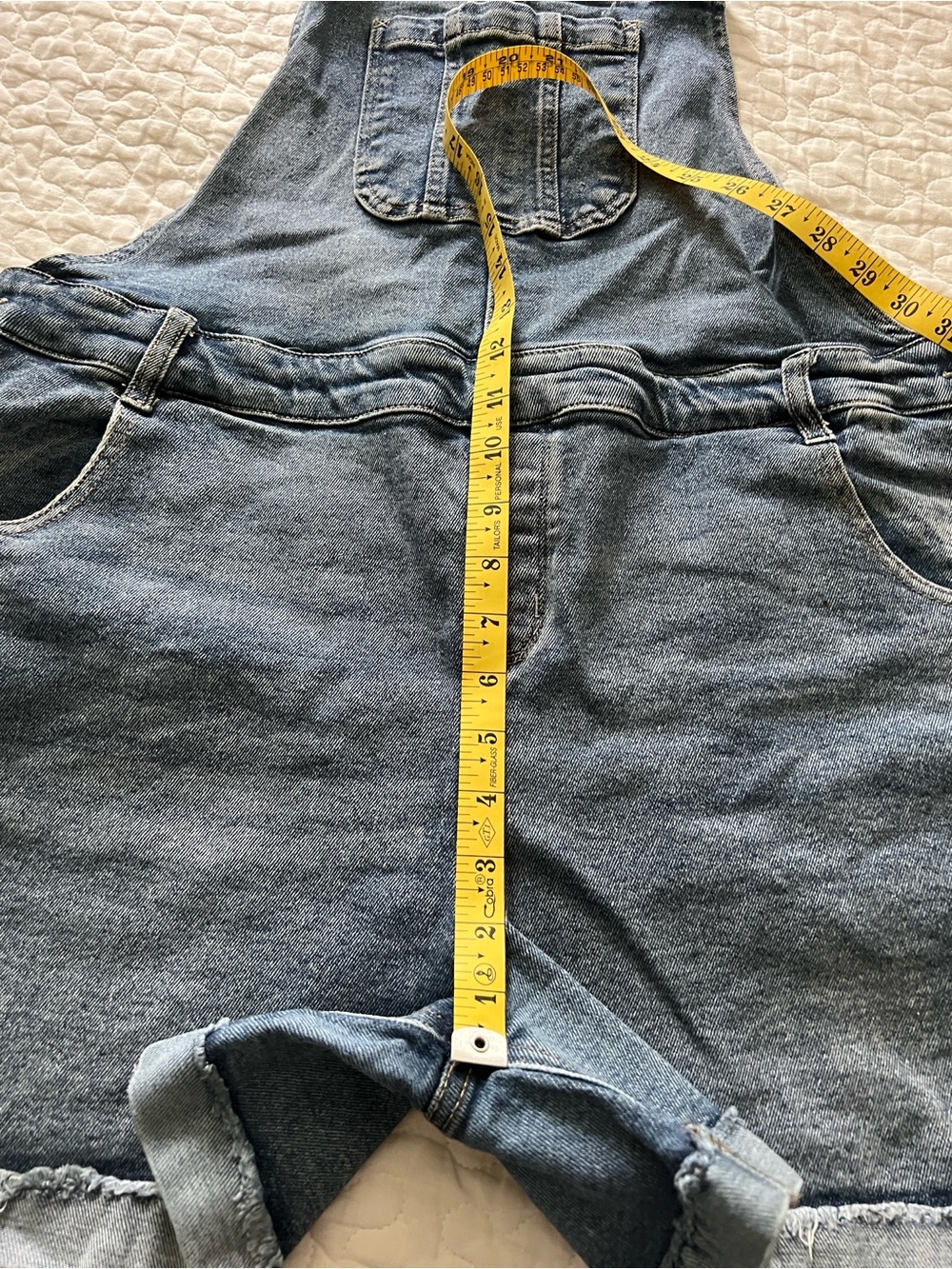 🌻Overalls Wallflower Denim Short Overalls - Blue Wash - Picture 4 of 8